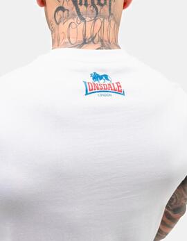 Camiseta LONSDALE CRUGMEER - White/Red/Blue