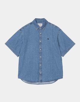 Camisa CARHARTT WIP LUCAS - Blue Stone Washed