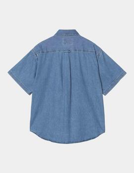Camisa CARHARTT WIP LUCAS - Blue Stone Washed