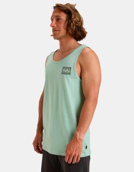 Camiseta Tirantes CRAYON WAVE - Seafoam