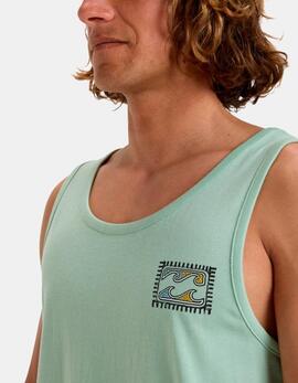 Camiseta Tirantes CRAYON WAVE - Seafoam