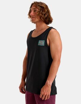 Camiseta Tirantes CRAYON WAVE - Washed Black