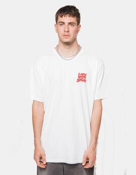 Camiseta WASHED LAZY - White