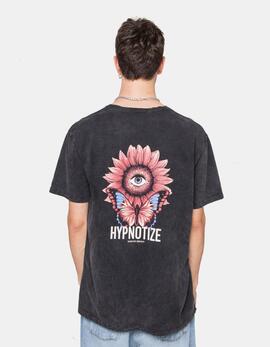 Camiseta KAOTIKO WASHED HYPNOTIZE - Black