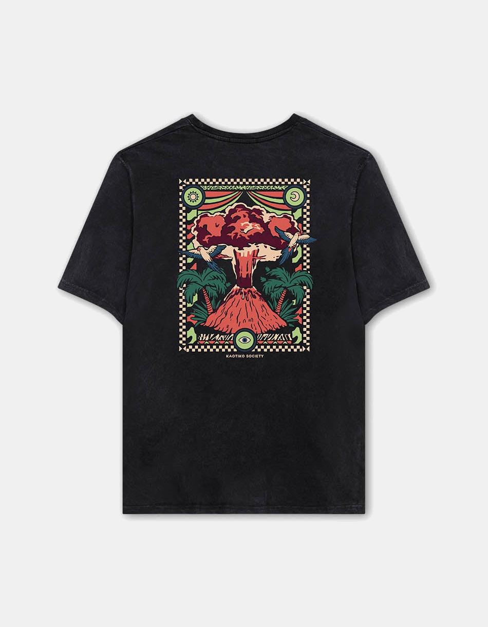 Camiseta WASHED VOLCANIC SYMPHONY - Black