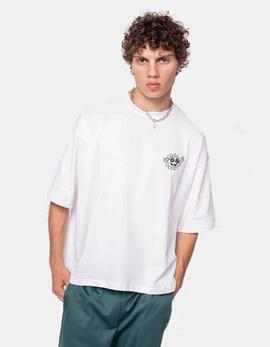 Camiseta LIFE IS SHORT - White/Yellow