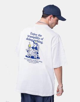 Camiseta KAOTIKO DOING NOTHING - White