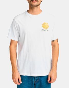 Camiseta RVCA SUN PHASE - White