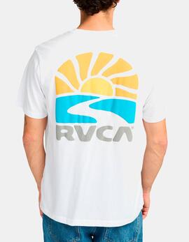 Camiseta RVCA SUN PHASE - White