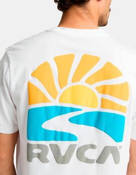 Camiseta RVCA SUN PHASE - White