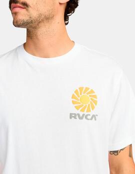 Camiseta RVCA SUN PHASE - White