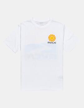 Camiseta RVCA SUN PHASE - White