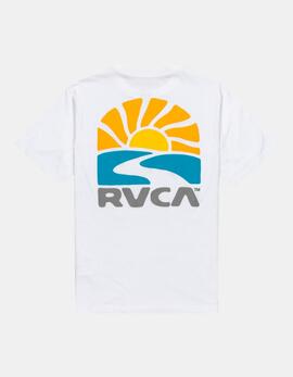 Camiseta RVCA SUN PHASE - White