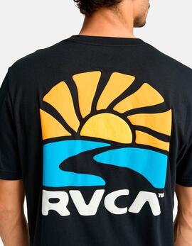 Camiseta RVCA SUN PHASE - Black