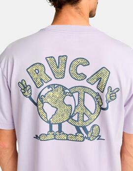 Camiseta RVCA UNITED - Pastel Lilac