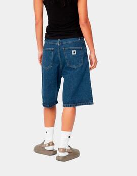 Bermuda CARHARTT WIP W' BRANDON - Blue Stone Washed
