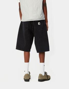 Bermuda CARHARTT WIP W' BRANDON - Black Stone Washed