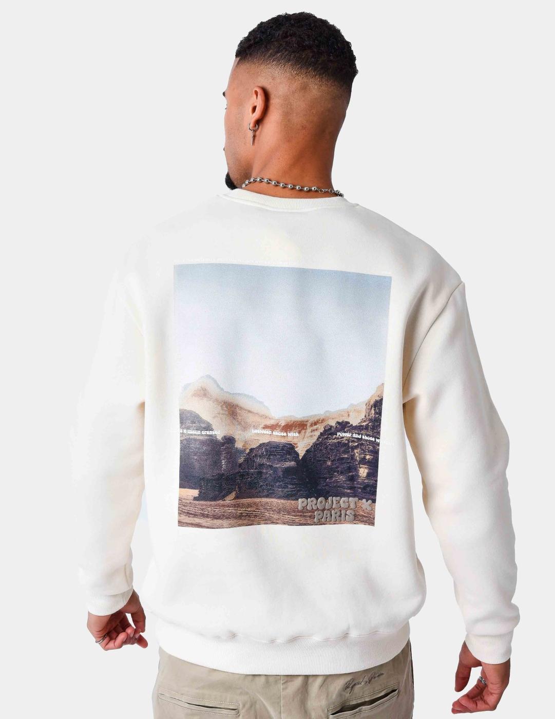 Sudadera Crew PROJECT X PARIS 2522149 - Tiza