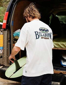 Camiseta BILLABONG DOUBLE SPREAD - Off White