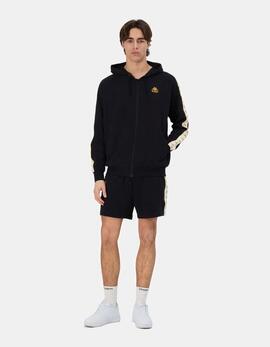 Sudadera Capucha ZAMIN 3 - Black/Yellow Gold Rich/