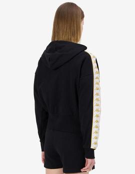 Sudadera CARLISE - Black/Yellow Gold Rich/White