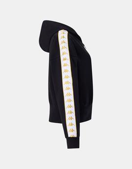 Sudadera CARLISE - Black/Yellow Gold Rich/White