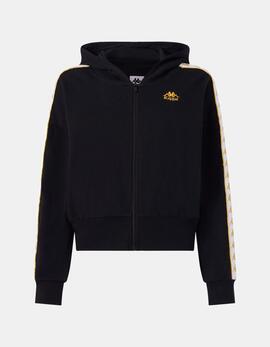 Sudadera CARLISE - Black/Yellow Gold Rich/White