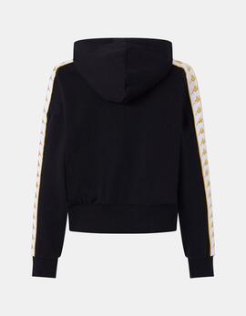 Sudadera CARLISE - Black/Yellow Gold Rich/White