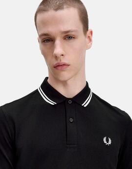 Polo FRED PERRY M3600 - Black/White/White