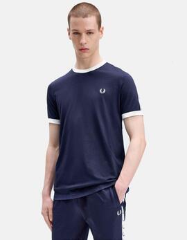 Camiseta FRED PERRY M4620 - Carbon Blue