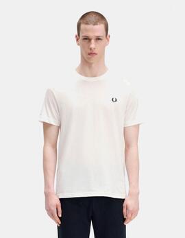 Camiseta FRED PERRY M1600 - Snow White