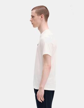 Camiseta FRED PERRY M1600 - Snow White