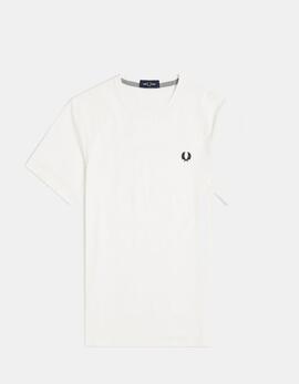 Camiseta FRED PERRY M1600 - Snow White