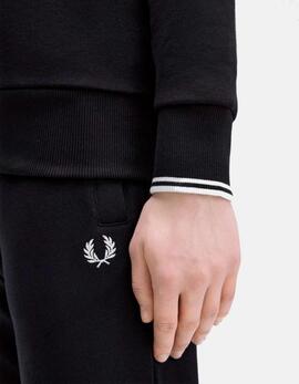 Sudadera Crew FRED PERRY M7535 - Black
