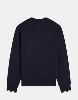 Sudadera Crew FRED PERRY M7535 - Navy