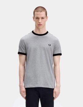 Camiseta FRED PERRY M4620 - Steel Marl