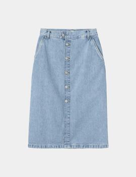 Falda CARHARTT WIP W' COLBY - Blue Stone Bleached