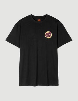 Camiseta SANTA CRUZ WAGON DOT CHEST - Black