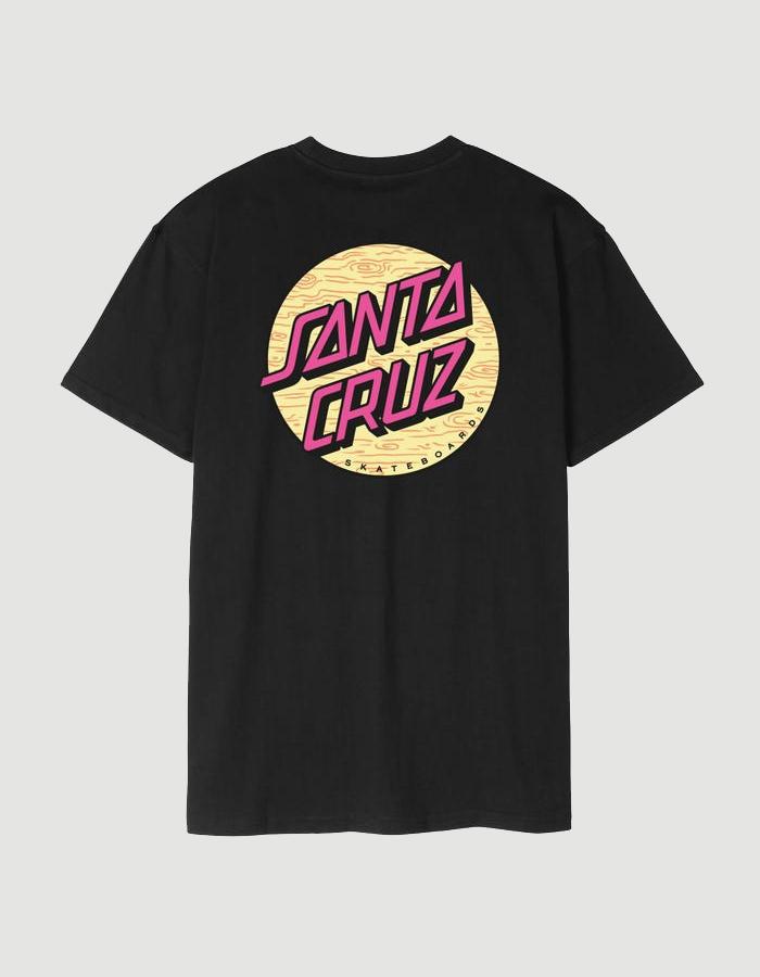 Camiseta SANTA CRUZ WAGON DOT CHEST - Black