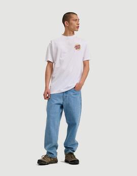 Camiseta SANTA CRUZ WAGON DOT CHEST - White