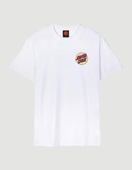 Camiseta SANTA CRUZ WAGON DOT CHEST - White