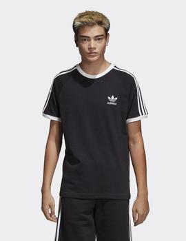 Camiseta Adidas  3 STRIPES - Negro