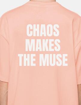 Camiseta KATOIKO WASHED CHAOS - Coral