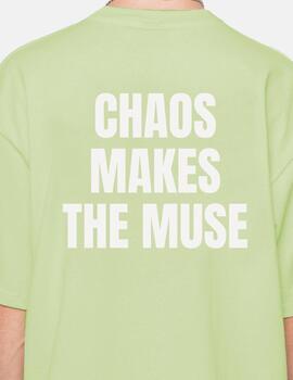 Camiseta KAOTIKO WASHED CHAOS - Lime