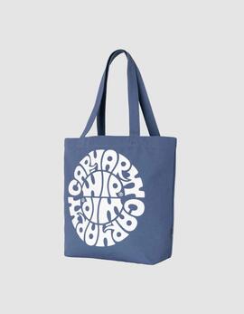 Bolso CARHARTT WIP CANVAS GRAPHIC TOTE - Blue Iris
