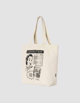 Bolso CARHARTT WIP CANVAS GRAPHIC TOTE - Natural