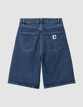 Bermuda CARHARTT WIP W' BRANDON - Blue Rinsed