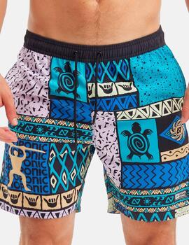 Bañador HYDROPONIC TRIBE 17' - Multicolor