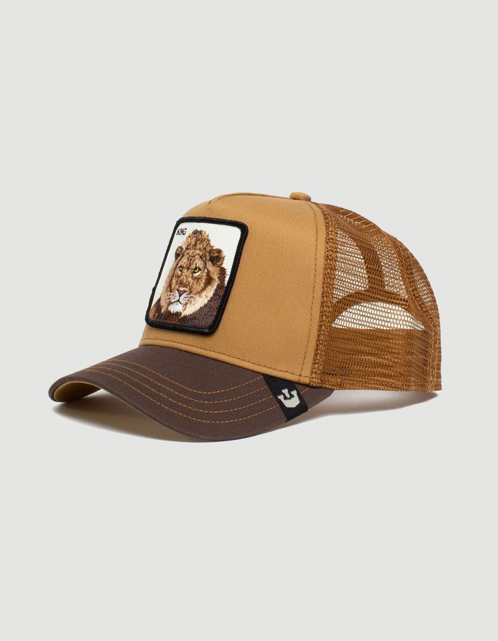 Gorra THE KING LION - Whiskey