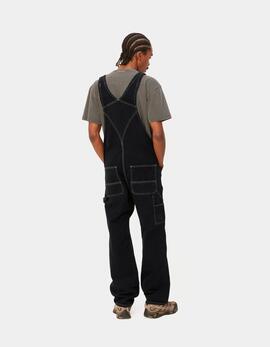 Mono CARHARTT WIP BIB OVERALL - Black Stone Washed